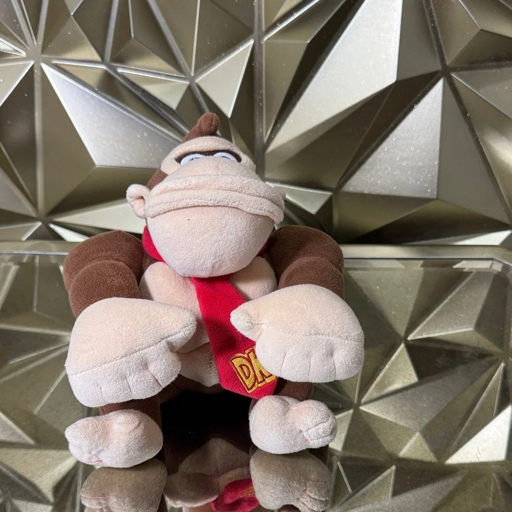 Nintendo Super Mario‎ Donkey Kong Plush San-Ei Brown Monkey Stuffed Animal Toy